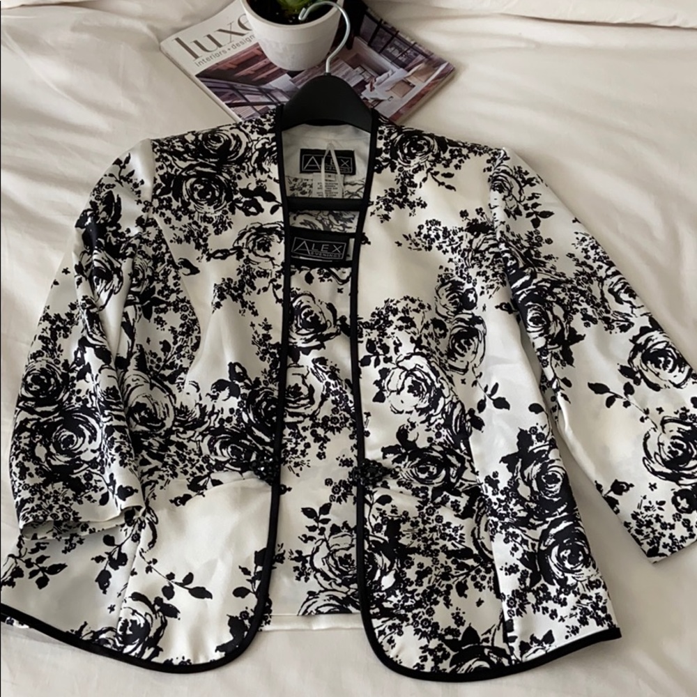 Alex Evenings 3/4 sleeve Twinset